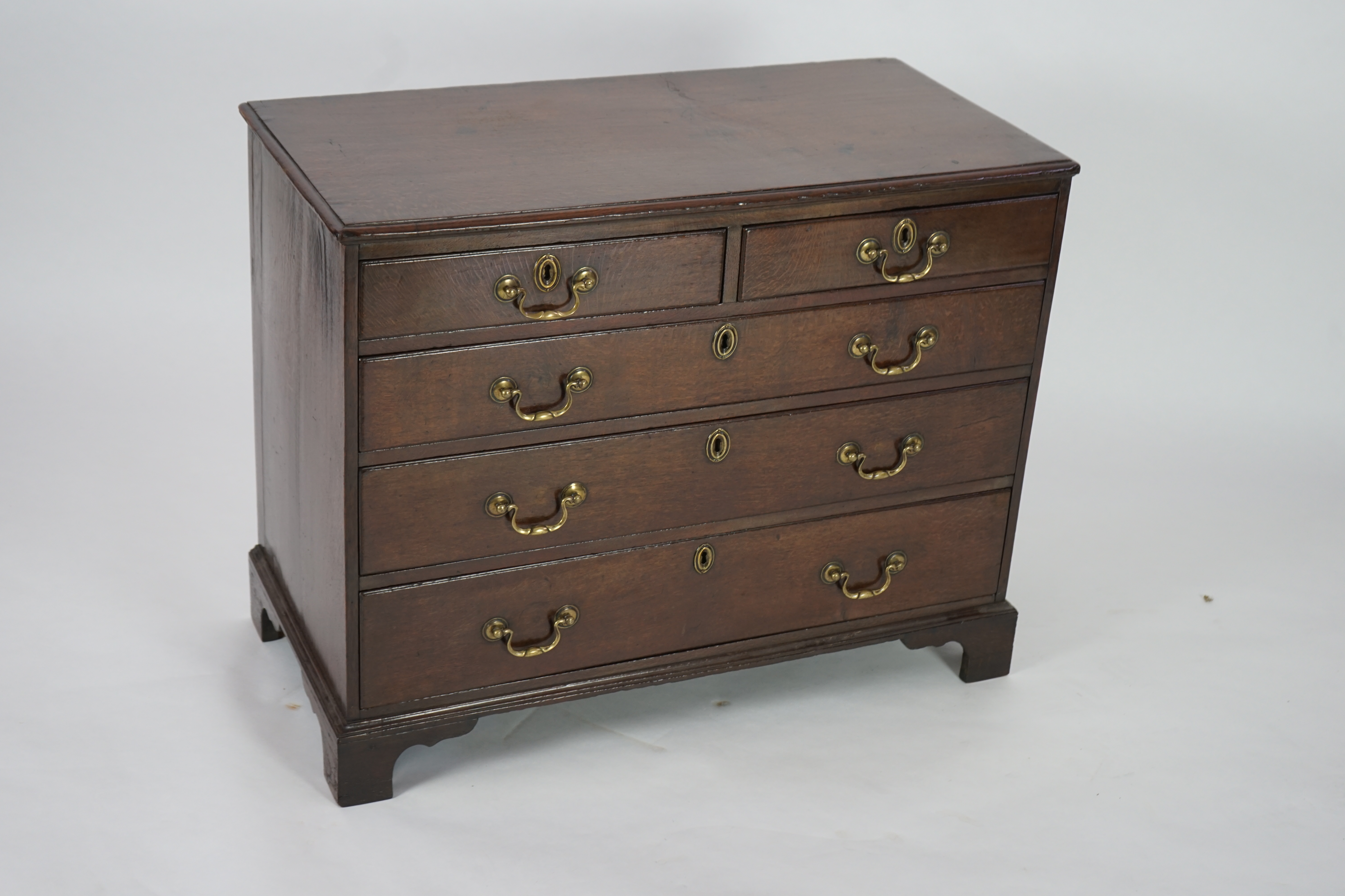 A George III oak chest